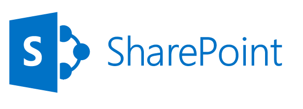 A image that contain following letters sharepoint